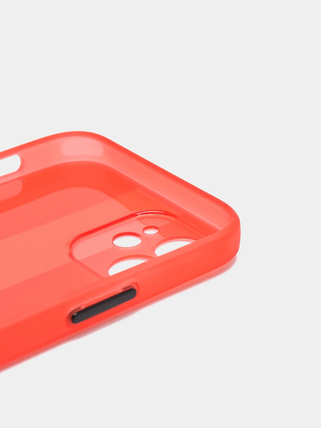 Красный чехол на iPhone 12, 1.5 мм Плотный цветной