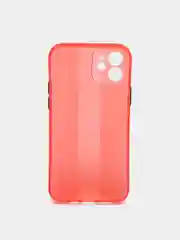 Красный чехол на iPhone 12, 1.5 мм  Плотный цветной