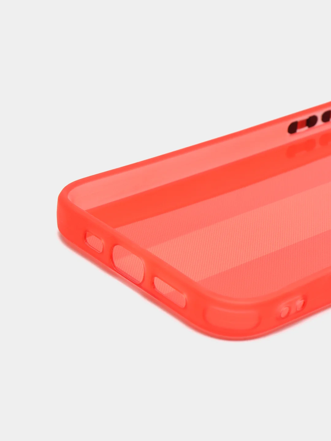 Красный чехол на iPhone 12, 1.5 мм Плотный цветной