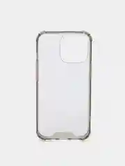Серый чехол для iPhone 13 PRO противоударный (Premium) с акриловой задней стенкой