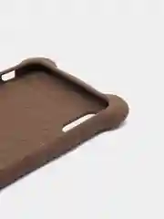 Коричневый чехол Baseus Bear Silicone Case Apple iPhone X, XS, XS Max с ремешком