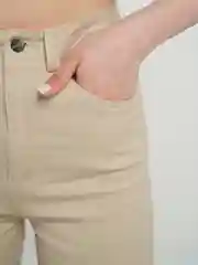 Кремовый джинсы женские, широкие