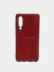Коричневый чехол из эко кожи с карманом для карт на Huawei Nova 3 3i 4 5 5i P Smart Plus