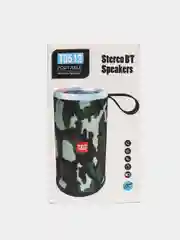 Хаки портативная Bluetooth колонка TG 512 T&G со светомузыкой