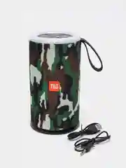 Хаки портативная Bluetooth колонка TG 512 T&G со светомузыкой