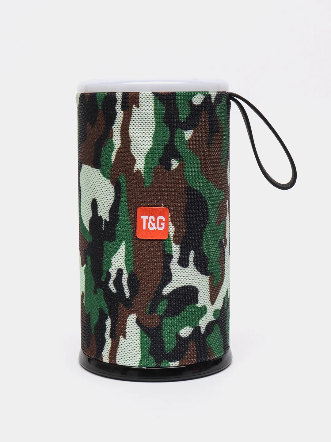 Хаки портативная Bluetooth колонка TG 512 T&G со светомузыкой