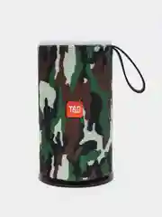 Хаки портативная Bluetooth колонка TG 512 T&G со светомузыкой