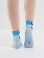 Белый носки с принтом