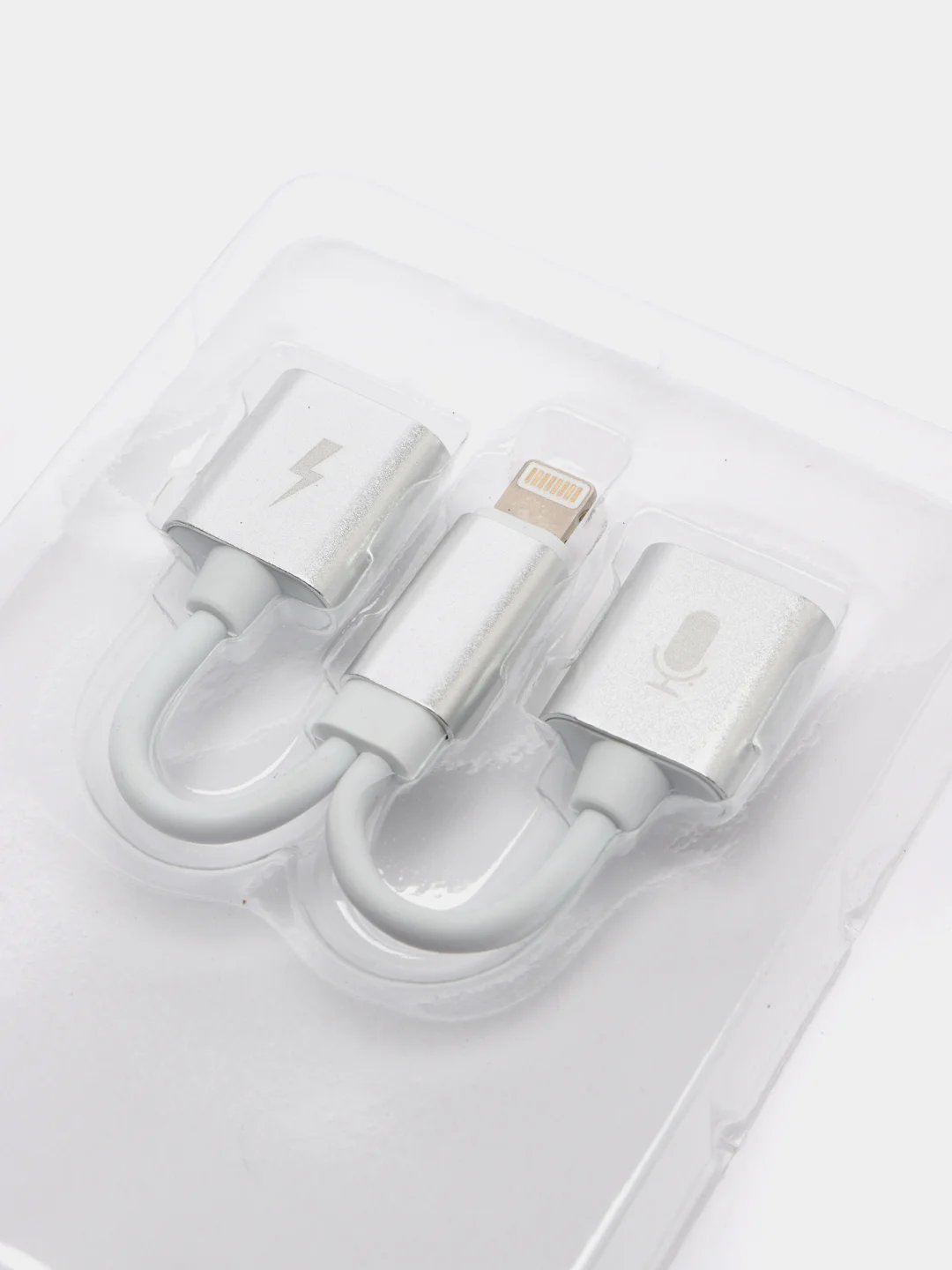 Адаптер lightning 2 в 1