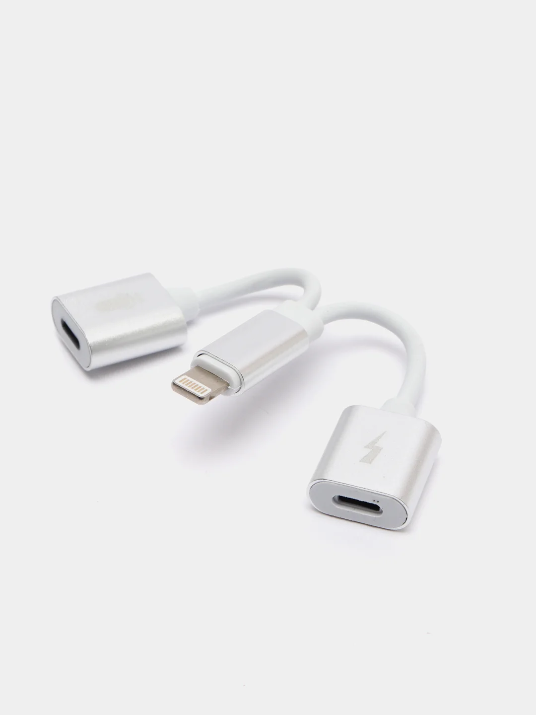 Адаптер lightning 2 в 1