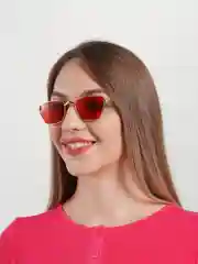 Красный женские цветные солнцезащитные очки, 5 цветов