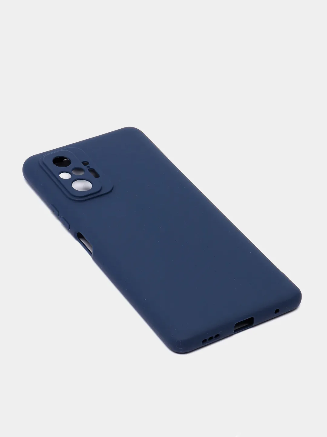 Синий чехол Xiaomi Redmi Note 10 Pro / Note 10 Pro Max силиконовый