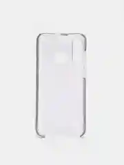 Черный чехол силиконовый прозрачный с цветной вставкой Honor P30 Lite