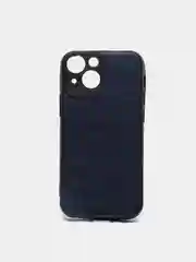 Темно-синий чехол IPhone 13 / 13 Mini / 13Pro / 13ProMax силиконовый, имитация кожи