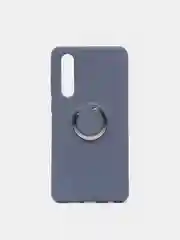 Серый чехол на Huawei Honor с кольцом держателем для Y5 Y5P Y6 Y8P 8A 8S 9S 30i P30 P Smart S