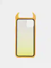 Желтый чехол для iPhone 11 Pro, с рожками, 6 цветов