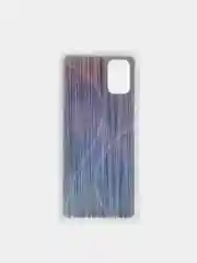 Синий чехол Samsung Galaxy M51, Самсунг Галакси М51 силиконовый с мраморным рисунком