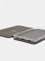 Серебряный чехол книжка для Samsung Galaxy A22, M22, M32, Самсунг А22, М22, М32