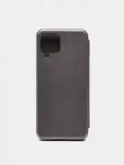 Серебряный чехол книжка для Samsung Galaxy A22, M22, M32, Самсунг А22, М22, М32