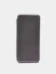 Серебряный чехол книжка для Samsung Galaxy A22, M22, M32, Самсунг А22, М22, М32