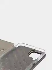 Серебряный чехол книжка для Samsung Galaxy A22, M22, M32, Самсунг А22, М22, М32