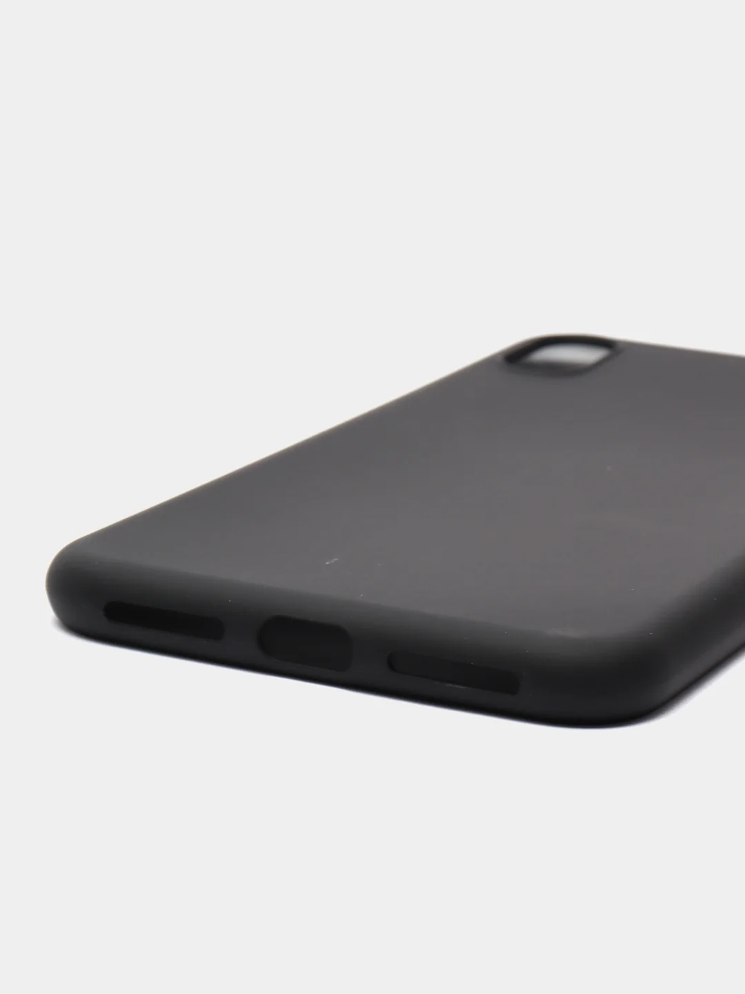 Черный чехол-накладка для iPhone Xs Max "J-Case", силиконовый