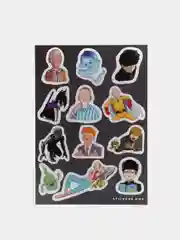Стикерпак "One Punch Man/Mob Psyho 100"