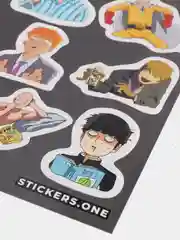 Стикерпак "One Punch Man/Mob Psyho 100"