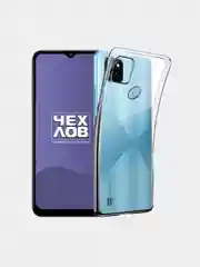 Прозрачный чехол для Realme C21Y, C25Y силиконовый