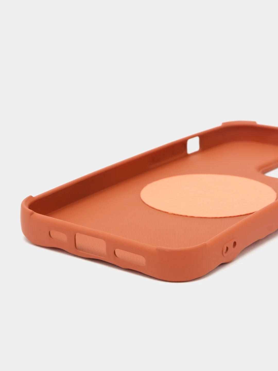 Коричневый чехол iPhone 13 / 13 Pro / 13 Pro Max 6.7" TPU, без логотипа, закрытый низ