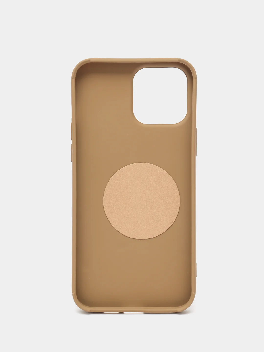 Песочный хаки чехол iPhone 13 / 13 Pro / 13 Pro Max 6.7" TPU, без логотипа, закрытый низ