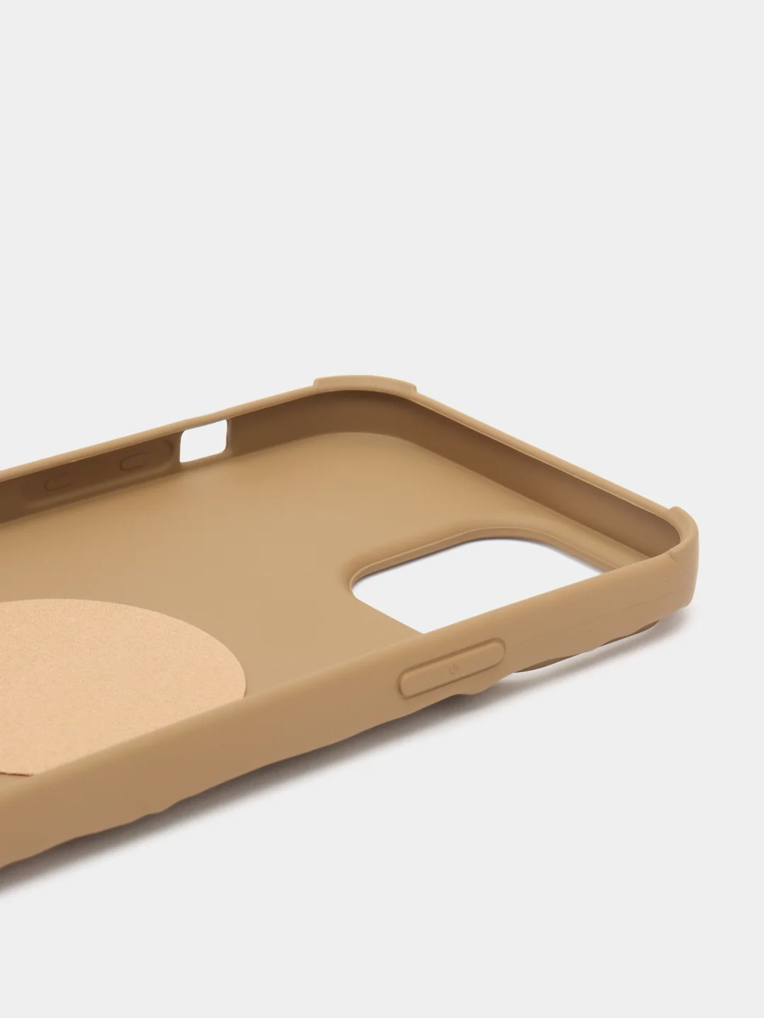 Песочный хаки чехол iPhone 13 / 13 Pro / 13 Pro Max 6.7" TPU, без логотипа, закрытый низ