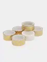 Клейкие Washi-ленты для декора с фольгой золотистые, 0,015 х 3 м, 7 шт