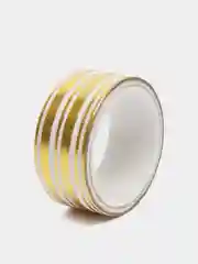 Клейкие Washi-ленты для декора с фольгой золотистые, 0,015 х 3 м, 7 шт