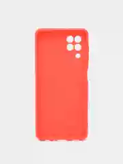 Красный чехол силиконовый матовый для Samsung A22