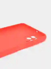 Красный чехол силиконовый матовый для Samsung A22