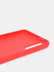 Красный чехол для Samsung S21 Plus цветной матовый