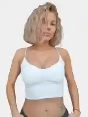 Белый топ женский шелковый
