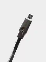 Черный кабель для зарядки и передачи данных Borofone BU12 Synergy Micro-USB 2.4А с индикатором
