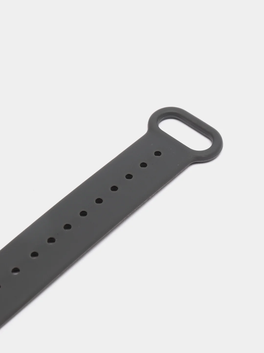 Серый металлик силиконовые ремешки для Xiaomi Mi Band 3, Band 4 и Band 5