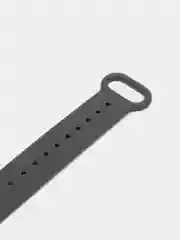 Серый металлик силиконовые ремешки для Xiaomi Mi Band 3, Band 4 и Band 5