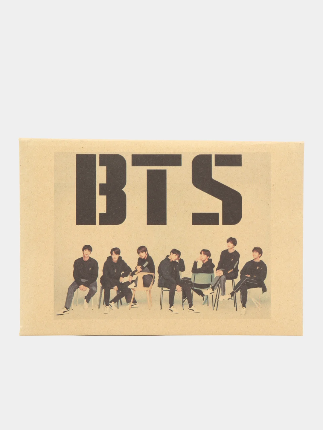 Конверт для денег подарочный с набором фото открыток k-pop BTS