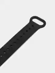 Черный силиконовые ремешки для Xiaomi Mi Band 3, Band 4 и Band 5