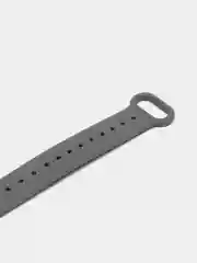 Тёмно-серый силиконовые ремешки для Xiaomi Mi Band 3, Band 4 и Band 5
