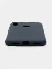 Синий чехол для Huawei Honor 8A/Y6 2019 силиконовый матовый однотонный
