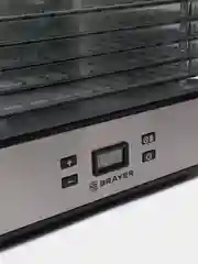 Электрическая сушилка для овощей и фруктов  Brayer BR1900, 5 поддонов