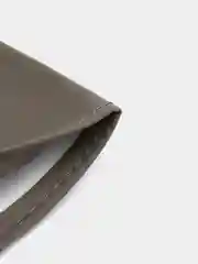 Серый меланж оплетка на руль, из искусственной кожи