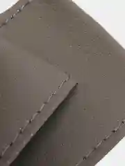 Серый меланж оплетка на руль, из искусственной кожи