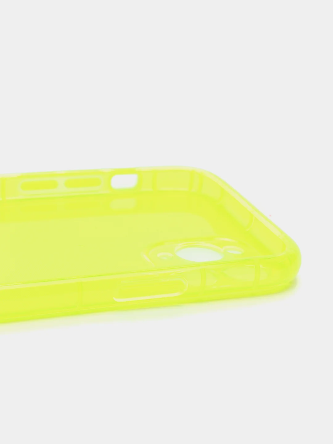 Желтый чехол для iPhone 11 Pro прозрачный цветной силиконовый