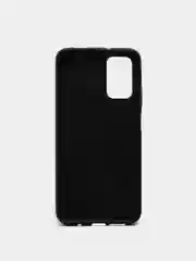 Синий силиконовый чехол накладка для Xiaomi Pocofone M3 с текстурой кожи (под кожу)